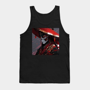 Skeleton Samurai Tank Top